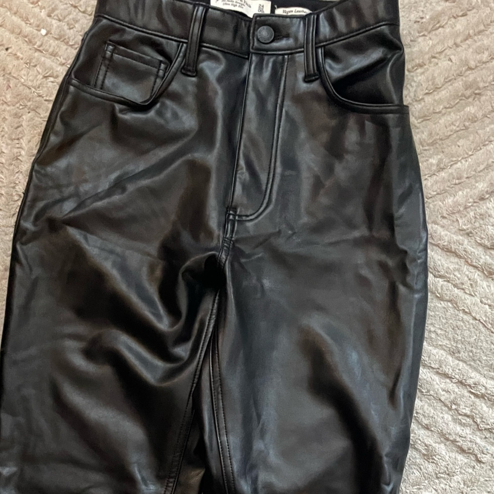 Abercrombie Vegan Leather Pants